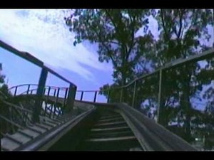 Raven Wooden Roller Coaster Front Seat POV Onride Holiday World USA