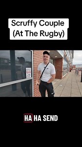 Scruffy Couple at Leigh Leopards #comedy #funny #johnlebbon #viral #British | John Lebbon