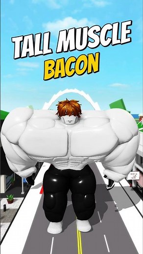 How to Become AVATAR TALL MUSCLE BACON💪 In Brookhaven #roblox #brookhaven