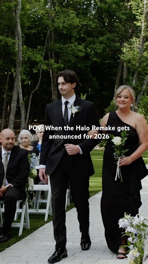 We couldn’t be more excited… #halo #haloremake #finishthefight #gamer #xbox #weddingshorts #theme