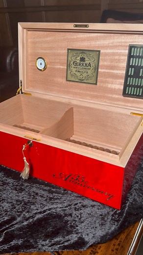 2K views · 57 reactions | The Gurkha 35th anniversary humidor looks even more stunning in person! #gurkhacigars #gurkha35thanniversary #humidor | Gurkha Cigars | Facebook
