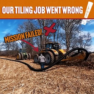 First Day of Tiling Job Didn’t Go As Planned | Brian's Farming Videos