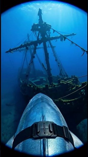 Tuna with a GoPro Explores a Sunken Pirate Ship (1780) #gopropov #titanicwreck