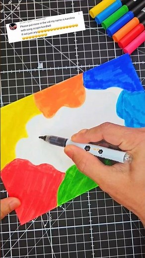 Calligraphy Name Art on a Cute Colorful Card! ✍️🌈 #nameart #calligraphy #diycard #shortsfeed