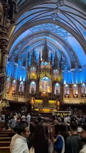 I couldn't believe what I found inside Notre Dame Montreal #basreal #basilica #history #architecture