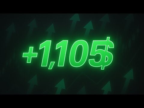 Live Demo Trading Making 1,105$ (I GOT SO LUCKY)