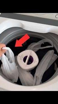 Put Three Plastic Bags in the Washing Machine — Put an End to This Problem Once and for All!