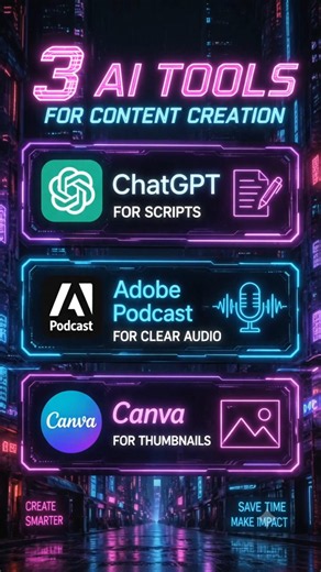 Top 3 Free AI Tools for Video Editing & Scripts 🚀 #YouTubeShorts #TechHindi