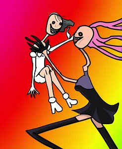 Alien Stage drawings — fanmade main cast art