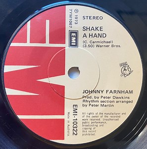 Johnny Farnham - Shake A Hand
