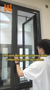 Efficient Window System with Different Screen Windows #casementwindows #homeupgradeideas #windows