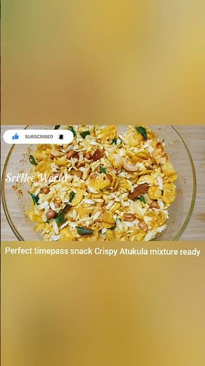 #shorts | Atukula Mixture | Atukula chidva | Poha Mixture | Poha Recipes | Atukula Recipes | Chuduva