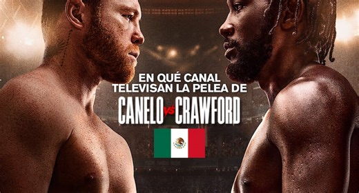 ¿En qué canal televisan la pelea de Canelo vs. Crawford por boxeo en México?