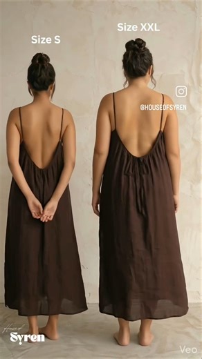 A dress that moves with your shape, not against it✨️ https://houseofsyren.in/cami-dress