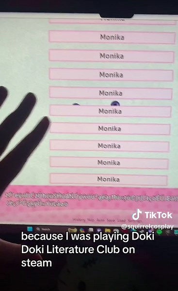 anyone else have this issue??? Is this a virus??? idk what to do???? #ddlc #justmonika