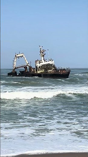 Zelia Shipwreck: Skeleton Coast’s Ghostly Guardian on the Edge of the Atlantic Ocean