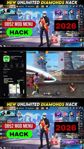 Free Fire Tool 2026 🔥 Headshot + Auto Kill + Fly | FF Mod Menu Panel Download 👽