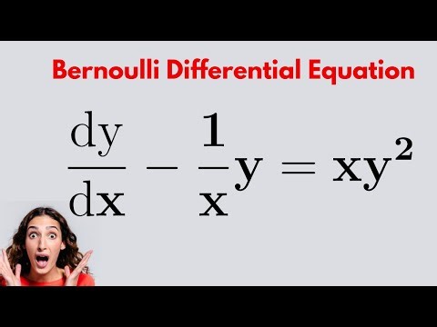 Bernoulli Differential Equation (How to solve bernoulli's equation using integrating factor)