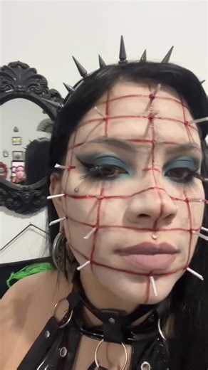 Tutorial de Maquiagem Pinhead para Halloween
