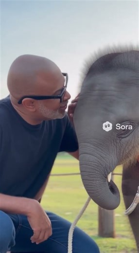 walking my pet elephant