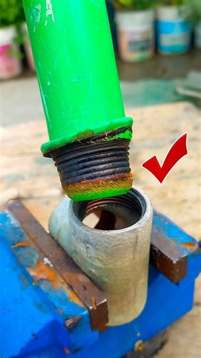 How to make threads on PVC pipes that millions of people don't know. #reels #experiment