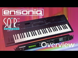 Ensoniq SQ1/R Plus Transwave Synthesizer - Part 2 - Overview & Programming