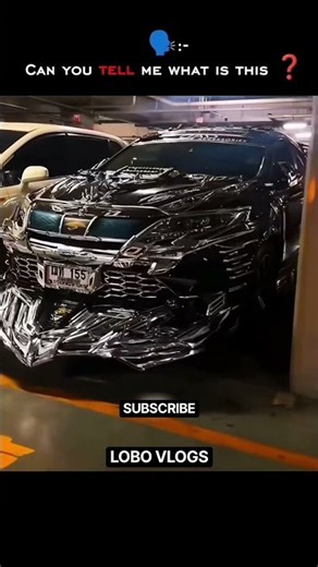 Is this the ultimate chrome build or completely over-the-top? 🚗💥 #CarMods #CustomCars #shorts