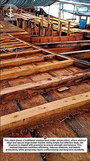 Massive Traditional Wooden Boat Build | Precision & Productivity On Deck