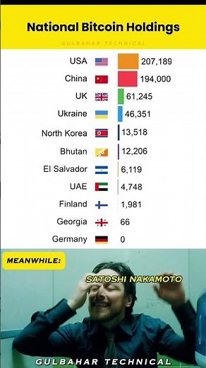 Which Countries Hold the Most Bitcoin? The List Will Shock You! 🌍💰