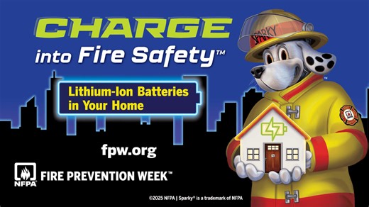 Fire Prevention Week kicks off: Lithium-ion Batteries in Your Home