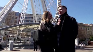 A Russian-Ukrainian couple, who started dating only weeks before Moscow's invasion, fled Kyiv before settling in Budapest. They say they find it difficult to put their traumatic journey behind them https://reut.rs/37oJ2rr | Reuters