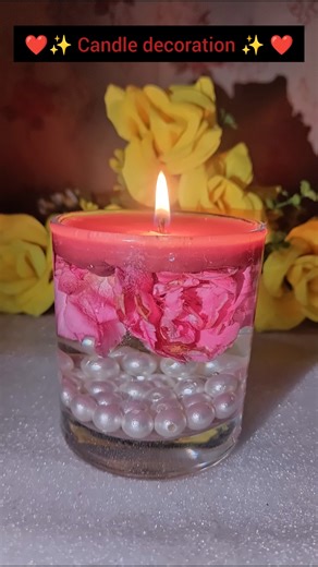 Candle decoration ideas#viral #diy#reels#craft#trending#trendingshorts#shorts#viralvideo#candle#art