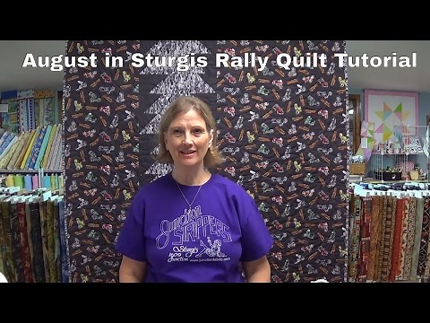August in Sturgis Rally Quilt by JunctionFabric.com