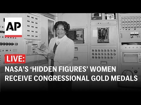 LIVE: NASA’s ‘Hidden Figures’ women receive Congressional Gold Medals