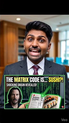 The Matrix Code Secret: It’s Just Sushi Recipes!