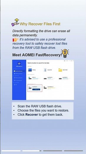 How to Recover Files from a RAW USB Flash Drive #usb #flashdrive #recovery #raw #repairing