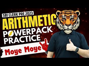 🦁 Arithmetic Powerpack Practice | SBI Clerk Pre 2023 | Quants By Aashish Arora