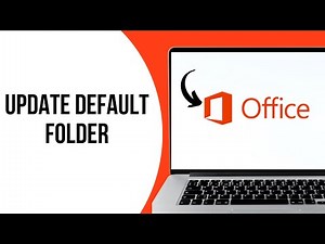 How To Change Microsoft Office Default Save Location ?