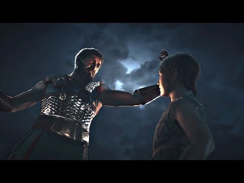 Assassin's Creed Odyssey - Kassandra & Alexios Dropped From Mountain (Kassandra's Past Cutscene)