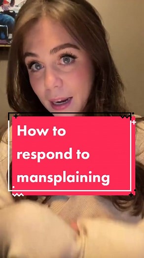 The best way to respond to a mansplainer by @missbot 😆👏 #feministtiktok #mansplain #womenempowerment