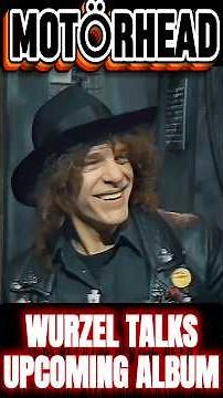 MOTORHEAD's guitarist WÜRZEL talks recording 'Orgasmatron'! #motorheadshorts