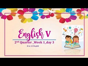 English 5 -2nd Quarter- Week 1 _ day 3-Inverted Sentence
