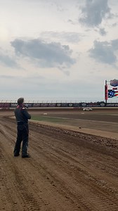 John Schneider leading us in the Star-Spangled Banner before tonight’s racing festivities🇺🇸 | Lucas Oil Speedway