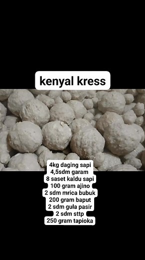 ini resep bakso sapi 4 kg | Johan bakso