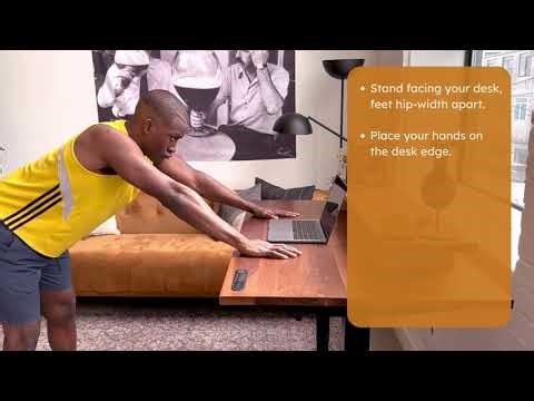 Standing Desk Forward Bend | Stretch for Better Posture & All-Day Focus