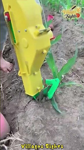 Deep fertilizer applicator! Fertilizer is applied directly to the roots! 👍🌿#Agriculture #tools