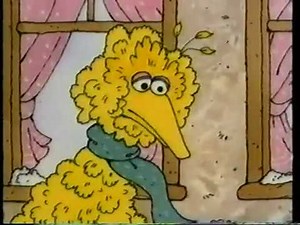 Big Bird Walks in the Snow to Unfitting Music