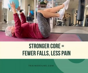 📚 Weekend Read for Seniors: 📰✨ Maintaining core strength is key for seniors! Here’s why: ✔️ Improves Posture: A strong core helps you stay upright and confident. ✔️ Prevents Injuries: Protects your lower back and supports your spine. ✔️ Reduces Fall Risk: Boosts balance and stability to keep you safe. ✔️ Supports Daily Activities: Makes daily tasks like walking, reaching, and lifting easier. How Core Exercises Help: Core exercises specifically target the muscles around your abdomen, hips, and 