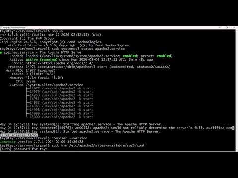 config web sever in local