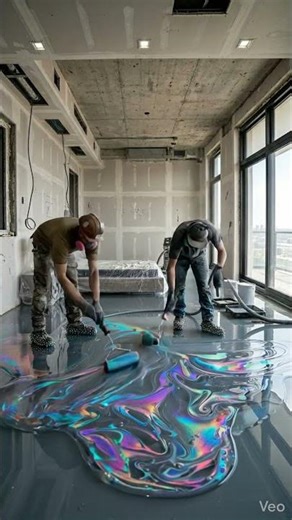 Holograph Floor Transformation 😳✨